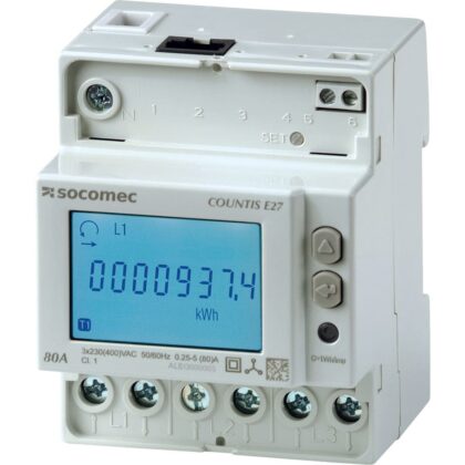 SOCOMEC COUNTIS E27 3FASE 80A 2PULSUITGANGEN ETHERNET 48503054