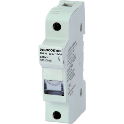 SOCOMEC Modulaire zekeringscheider 3P 32A voor cylindrische zekering 10x38. RM 57010018