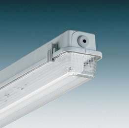 SODIREP PEP (Eteco) opbouw armatuur TL 1x36W EVG plexi polycarbonaat - IP65 IK07 10007406