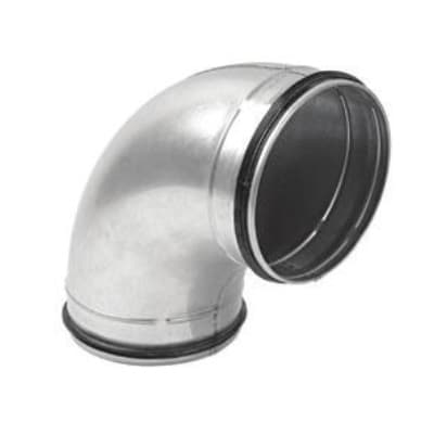 SOLER EN PALAU Bocht - 45° - Ø100mm - gegalvaniseerd - met rubber L013B4X100