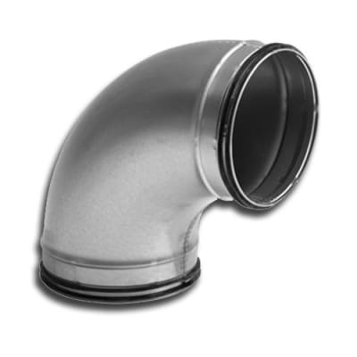 SOLER EN PALAU Bocht - 90° - Ø315mm - gegalvaniseerd - met rubber L013B9X315