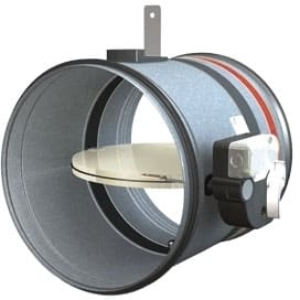 SOLER EN PALAU Brandklep met smeltlood - Ø160mm - rond - brandweerstand 120min L013CR120-160+MFUS