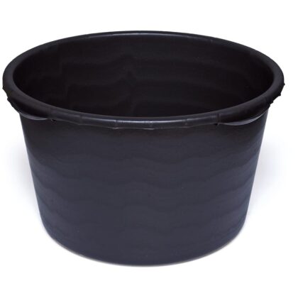 SOLID Mortelkuip rond - PE 60 L - zwart HP 65033