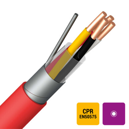 SPECIALE KABEL J-Y(St)Y Brandmeld PVC rood globaal afgeschermd binnen 300V Eca 2X2X0