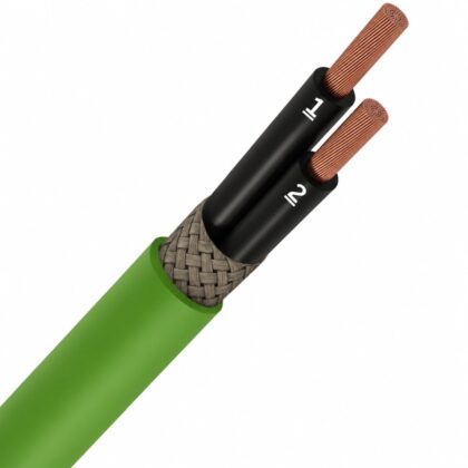 SPECIALE KABEL LIHCH LS0H groen afgeschermd Cca s1d2a1
