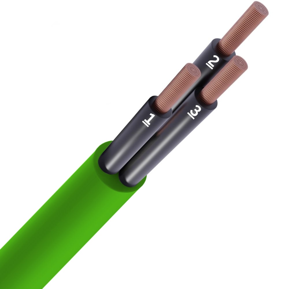 SPECIALE KABEL LIHH LS0H groen Cca s1d2a1