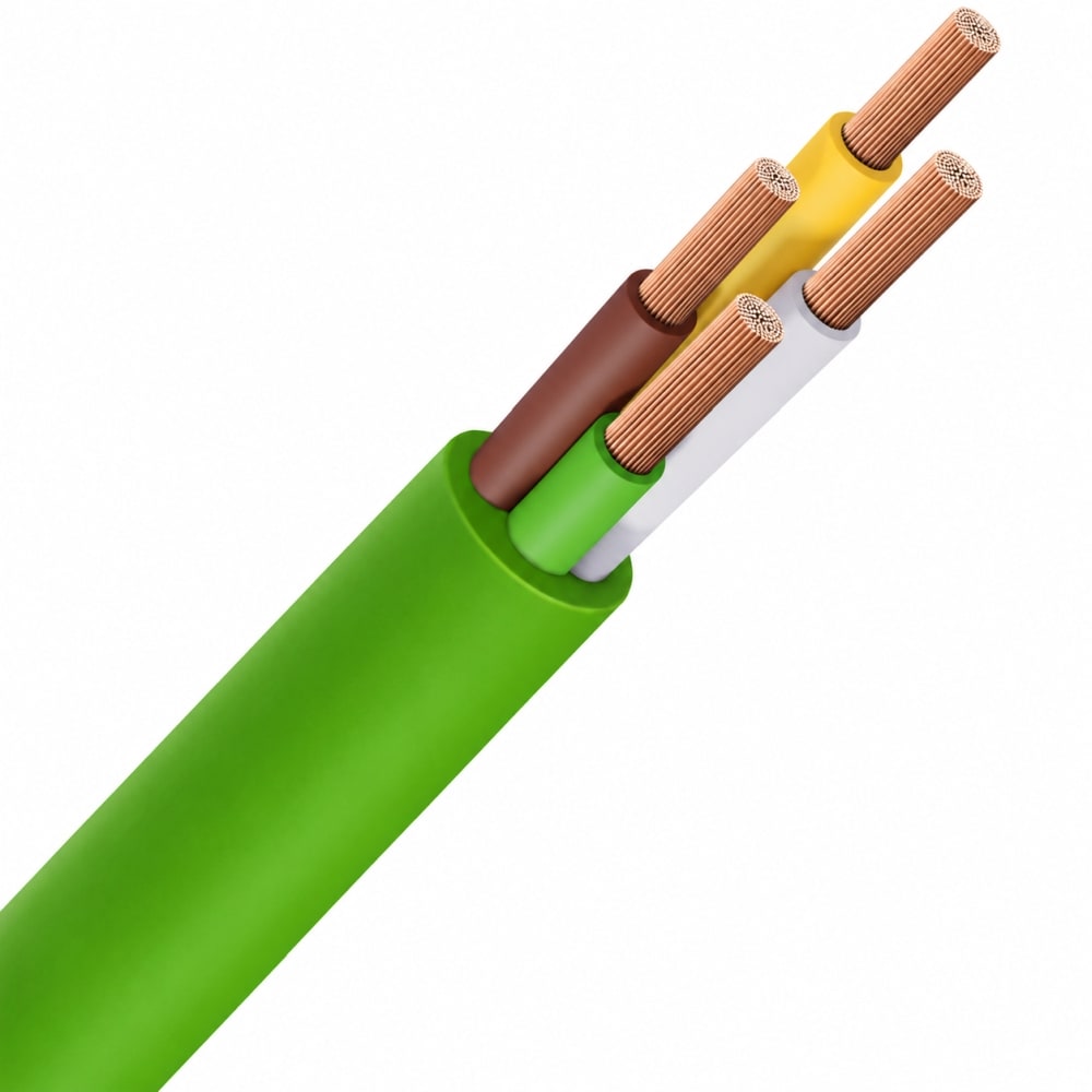SPECIALE KABEL LIHH LS0H groen Cca s1d2a1