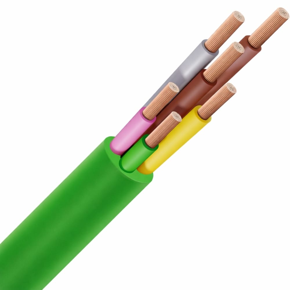 SPECIALE KABEL LIHH LS0H groen Cca s1d2a1