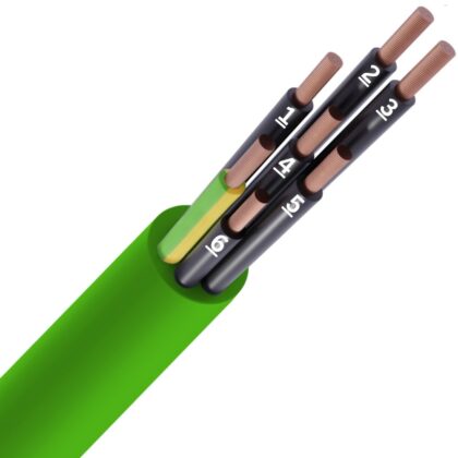 SPECIALE KABEL LIHH LS0H groen Cca s1d2a1