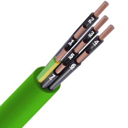 SPECIALE KABEL LIHH LS0H groen Cca s1d2a1