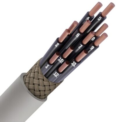 SPECIALE KABEL LIYCY PVC afgeschermd grijs genummerd Cca s3d2a3 12X1mm² LIYCY12X1-0Z-CCA B 1000