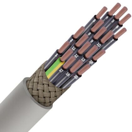 SPECIALE KABEL LIYCY PVC afgeschermd grijs genummerd Cca s3d2a3 18G1