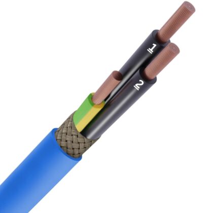 SPECIALE KABEL LIYCY PVC afgeschermd blauw genummerd Cca s3d2a3 3G1