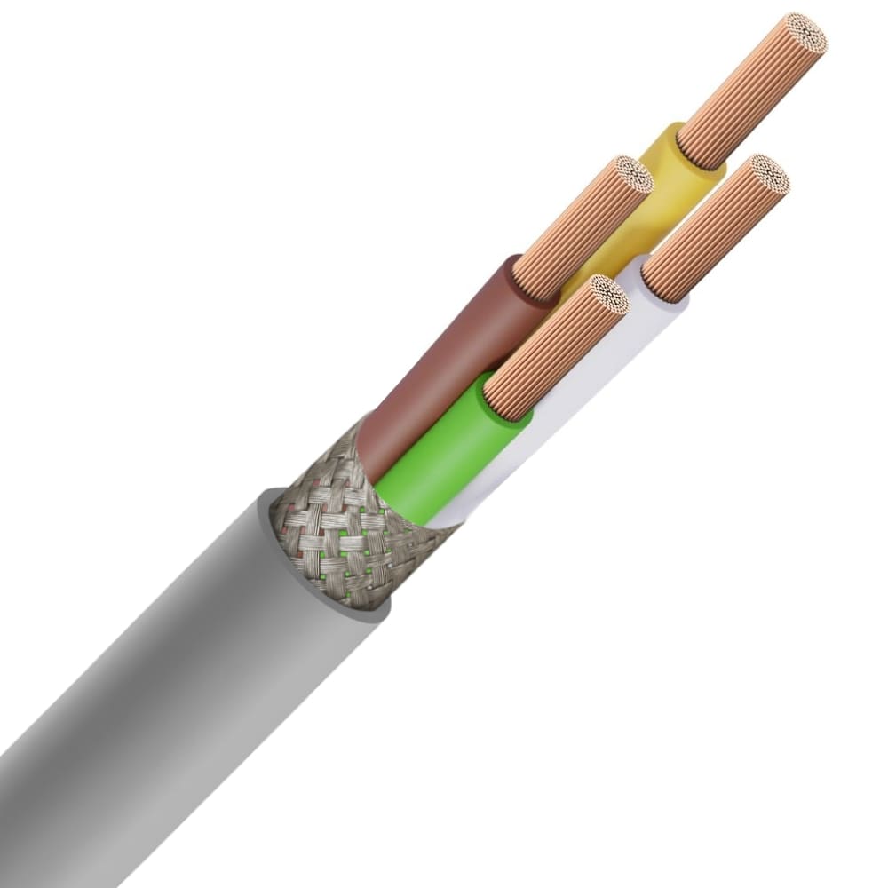 SPECIALE KABEL LIYCY PVC afgeschermd grijs DIN 47100 Cca s3d2a3 4X0