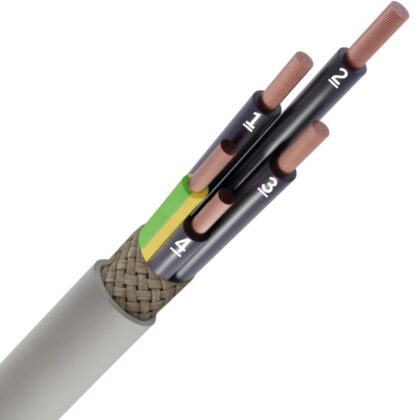 SPECIALE KABEL LIYCY PVC afgeschermd grijs genummerd Cca s3d2a3 5G1