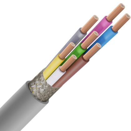 SPECIALE KABEL LIYCY PVC afgeschermd grijs DIN 47100 Cca s3d2a3 7X0