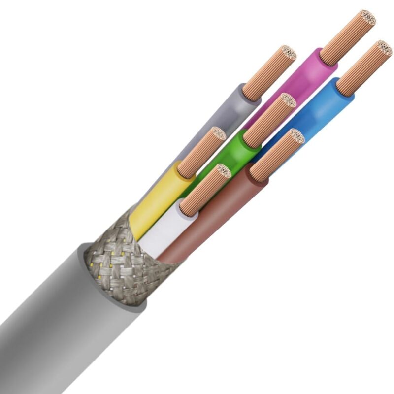 SPECIALE KABEL LIYCY PVC afgeschermd grijs DIN 47100 Cca s3d2a3 7X0