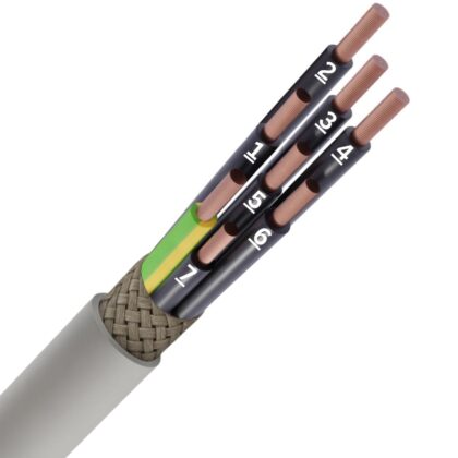 SPECIALE KABEL LIYCY PVC afgeschermd grijs genummerd Cca s3d2a3 8G1