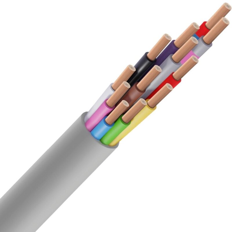 SPECIALE KABEL LIYY PVC grijs DIN 47100 Cca s3d2a3 12X0