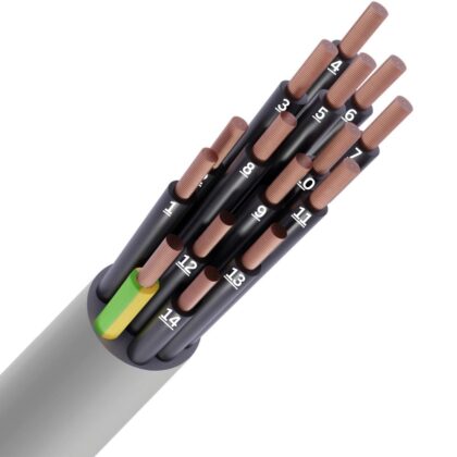 SPECIALE KABEL LIYY PVC grijs genummerd Cca s3d2a3 15G1mm² LIYY15X1-JZ-CCA B 1000