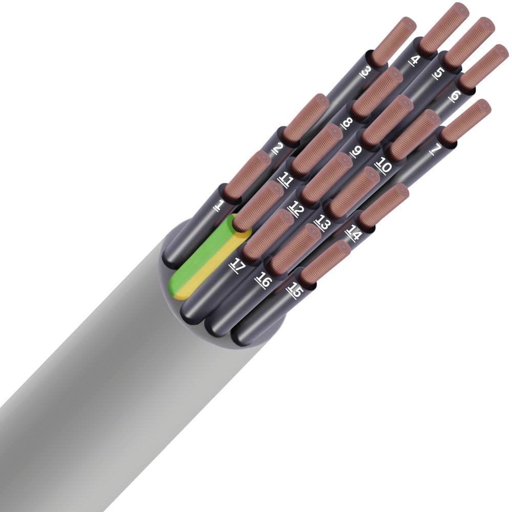 SPECIALE KABEL LIYY PVC grijs genummerd Cca s3d2a3 18G0