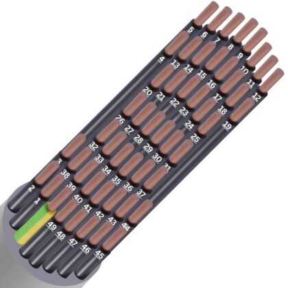 SPECIALE KABEL LIYY PVC grijs genummerd Cca s3d2a3 50G0