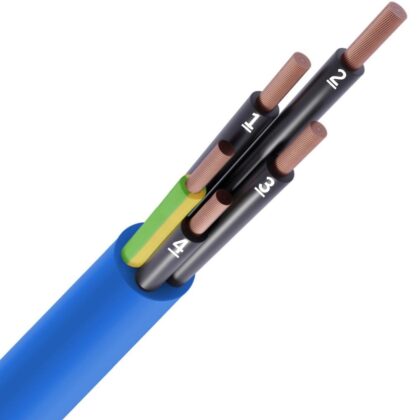 SPECIALE KABEL LIYY PVC blauw genummerd Cca s3d2a3 5G1