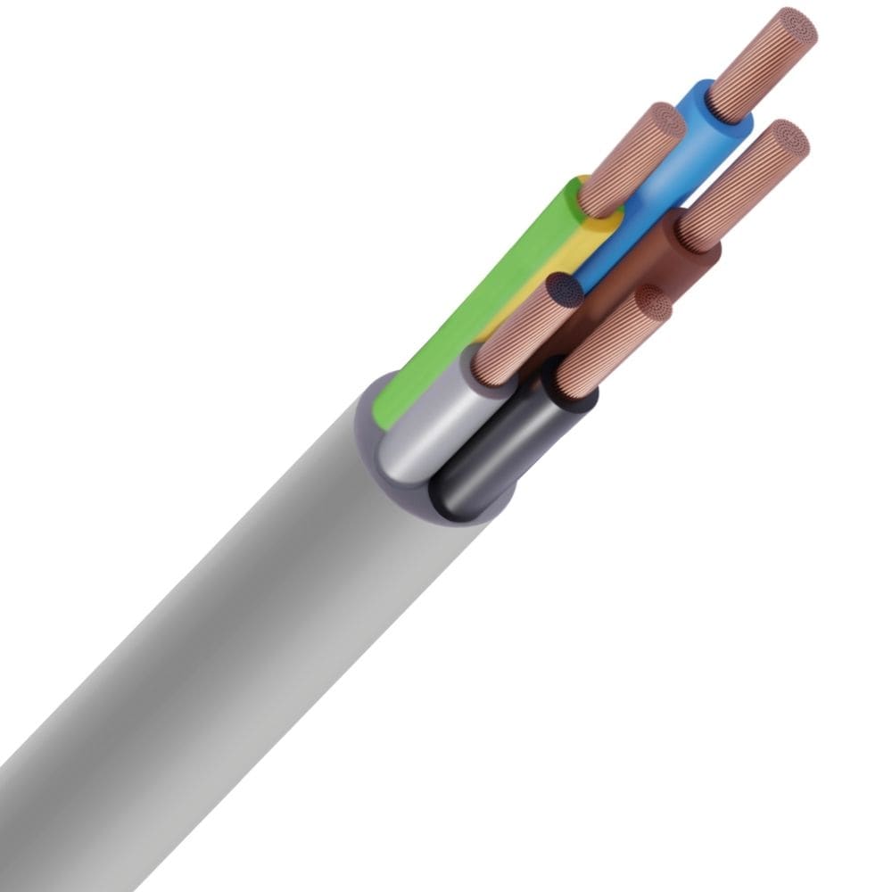 SPECIALE KABEL LIYY PVC grijs HAR HD308 Cca s3d2a3 5G4mm² LIYY5X4-J-CCA B 1000