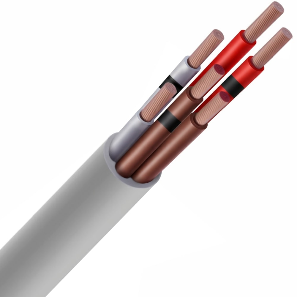 SPECIALE KABEL LIYY PVC grijs gekleurd Cca s3d2a3 6X2