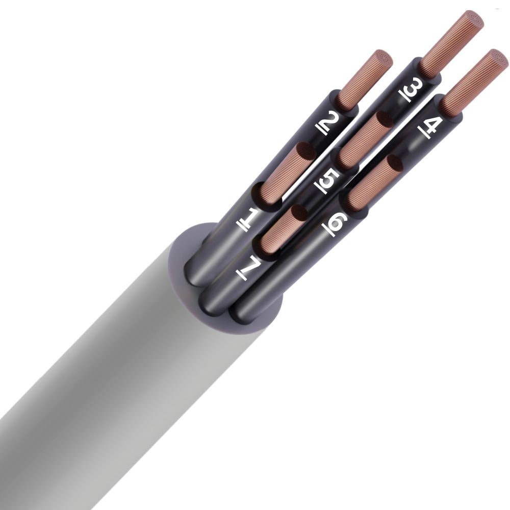 SPECIALE KABEL LIYY PVC grijs genummerd Cca s3d2a3 7X0