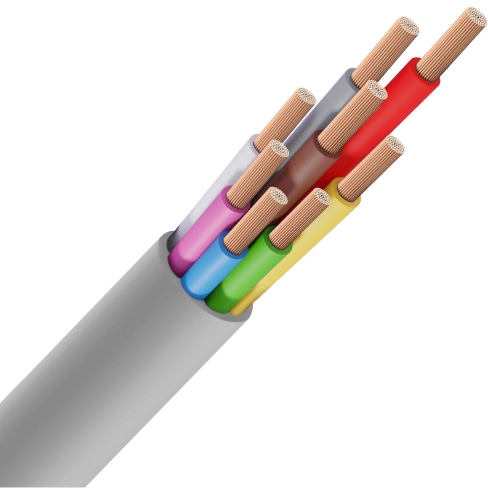 SPECIALE KABEL LIYY PVC grijs DIN 47100 Cca s3d2a3 8X0