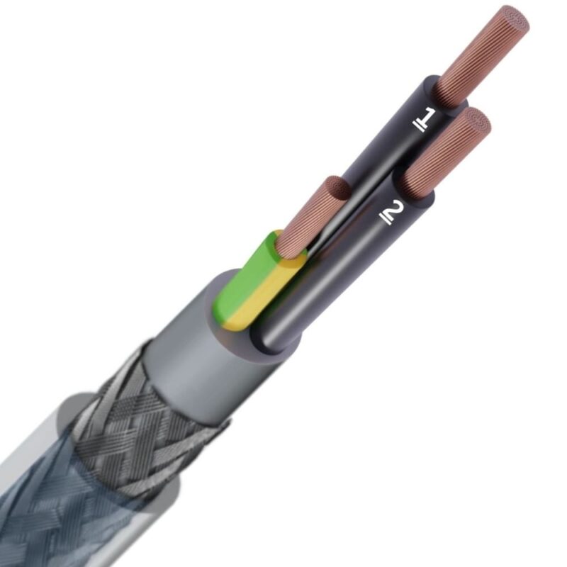 SPECIALE KABEL LIYYSY PVC gewapend (staalvlecht)