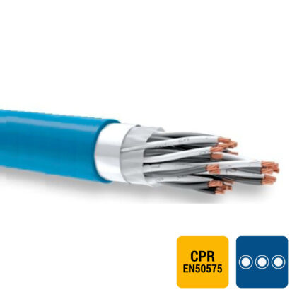 SPECIALE KABEL RE-2Y(St)Yv afscherming globaal versterkt PE/PVC blauw Cca s3d2a3 16X2X0