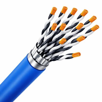 SPECIALE KABEL RE-2Y(St)Y-PiMF afscherming paar/globaal PE/PVC Cca s3d2a3 blauw 12P1
