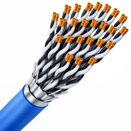 SPECIALE KABEL RE-2Y(St)Y-PiMF afscherming paar/globaal PE/PVC Cca s3d2a3 blauw 24P0