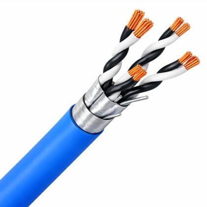 SPECIALE KABEL RE-2Y(St)Y-PiMF afscherming paar/globaal PE/PVC Cca s3d2a3 blauw 4P0