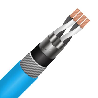 SPECIALE KABEL RE-2Y(St)YSWAY-PiMF afsch. paar/globaal PE/PVC gewapend Cca s3d2a3 blauw 12P0