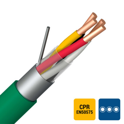 SPECIALE KABEL EIB bus Cca S3D2A3 PVC groen paar afscherming globaal 5DV5502 KNX 1X4X0