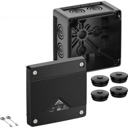 SPELSBERG Abox Pro 040-L - Aftakdoos IP69/IK09 zwart leeg 4²