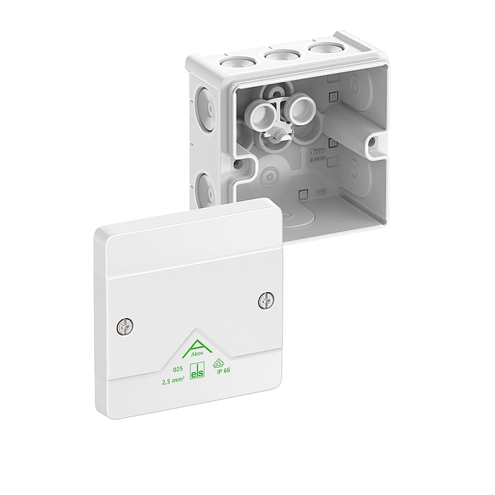 SPELSBERG Abox 025-L/w - Aftakdoos IP66/IK07 wit leeg 2