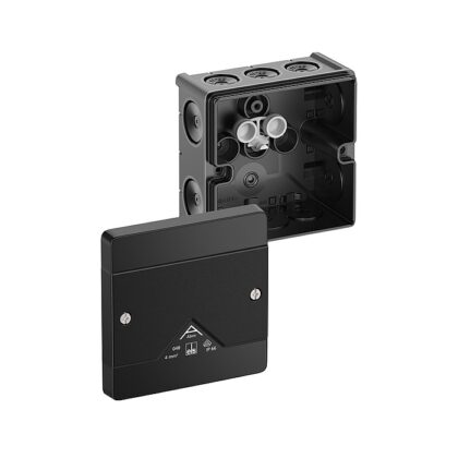 SPELSBERG Abox 040-L/sw - Aftakdoos IP66/IK07 zwart leeg 4² L102 x B102 x H57 mm 80400001