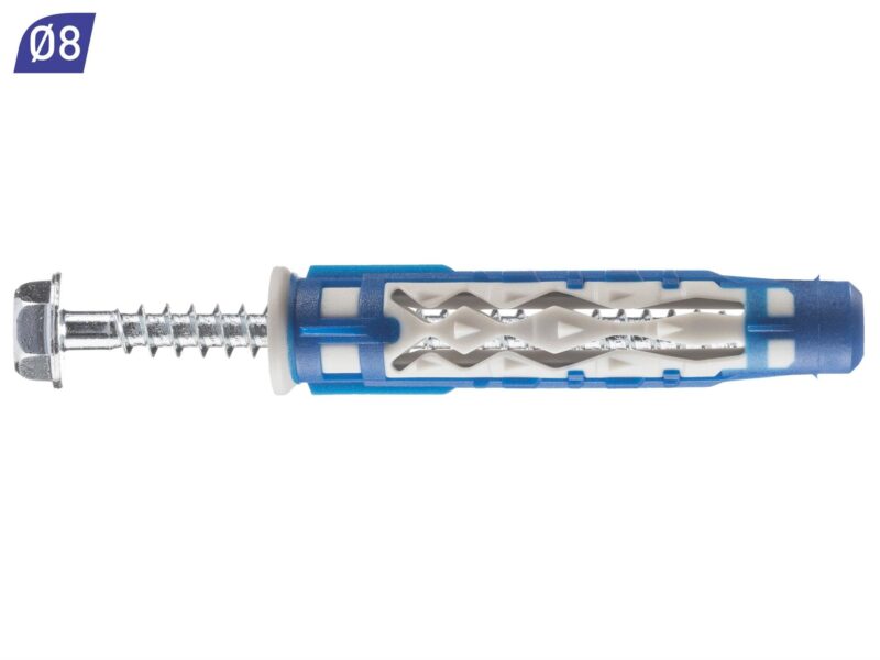 SPIT Universele pluggen ColorTech 8x50mm met schroef