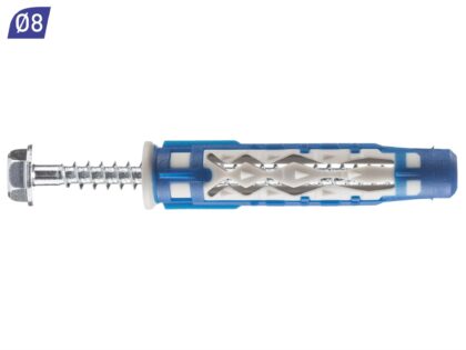 SPIT Universele pluggen ColorTech 8x50mm met schroef - 50 stuks 565192