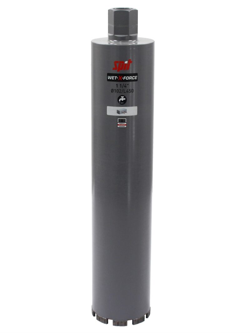 SPIT WET-X-FORCE diamantboor 1''1/4 Ø 112mm x 450mm 654729