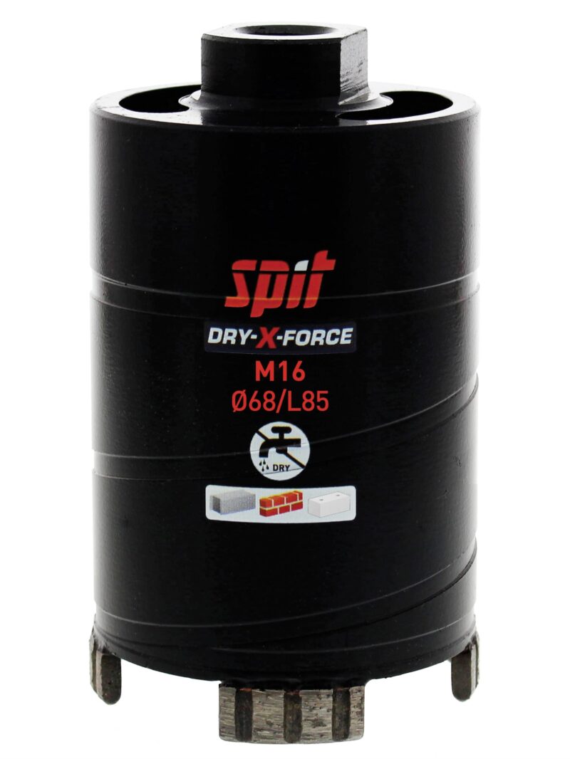 SPIT DRY-X-FORCE diamantboor M16 Ø 82mm x 85mm 654761