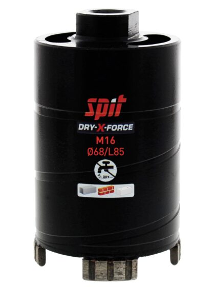 SPIT DRY-X-FORCE diamantboor M16 Ø 102mm x 85mm 654763