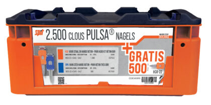 SPIT 1500 HC6-22 nagels en 500 UP6-22 nagels met gratis 500 HC6-22 nagels 695995