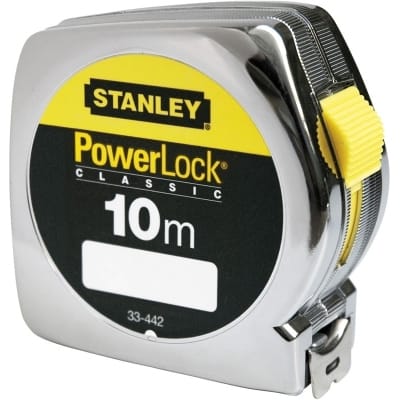 STANLEY Rolmeter Powerlock ABS 25mm x 10m 0-33-442