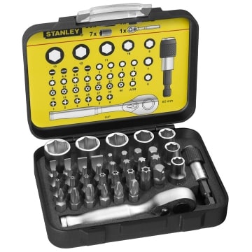 STANLEY Bitset Expert Pro 1/4'' - Ratelsleutel (40-delig) 1-13-906