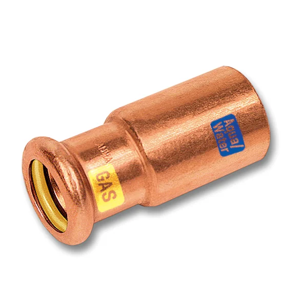 Sanha Persverloopstuk koper 28x15mm MF gas / (drink)water Sanha HydroGas 1142432815